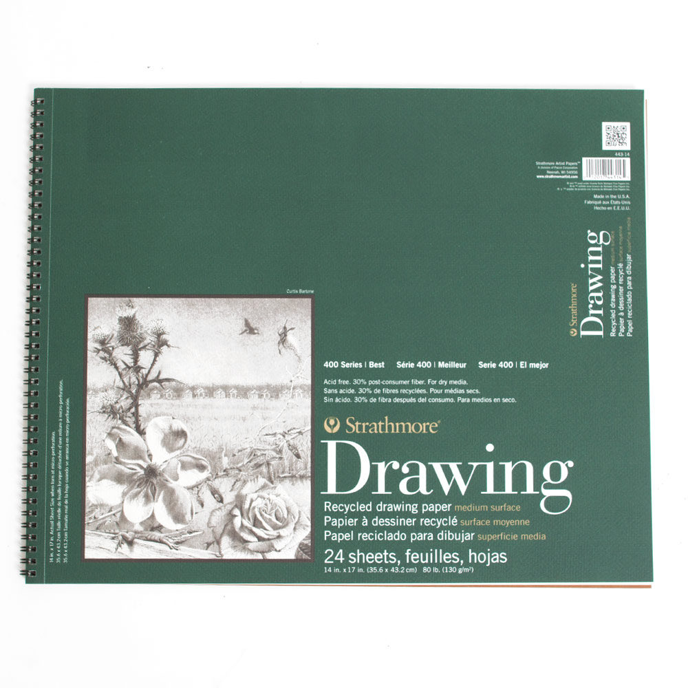Strathmore, 80#, Recycled, Drawing Pad, 24 Sheet